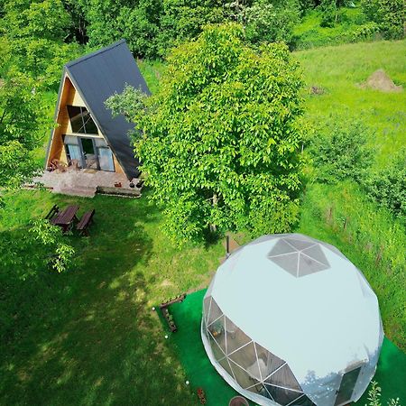 The Frog Glamping Hotel Horezu Exterior foto