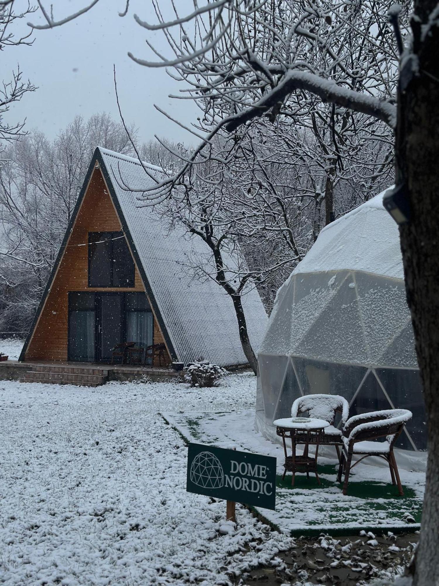 The Frog Glamping Hotel Horezu Exterior foto